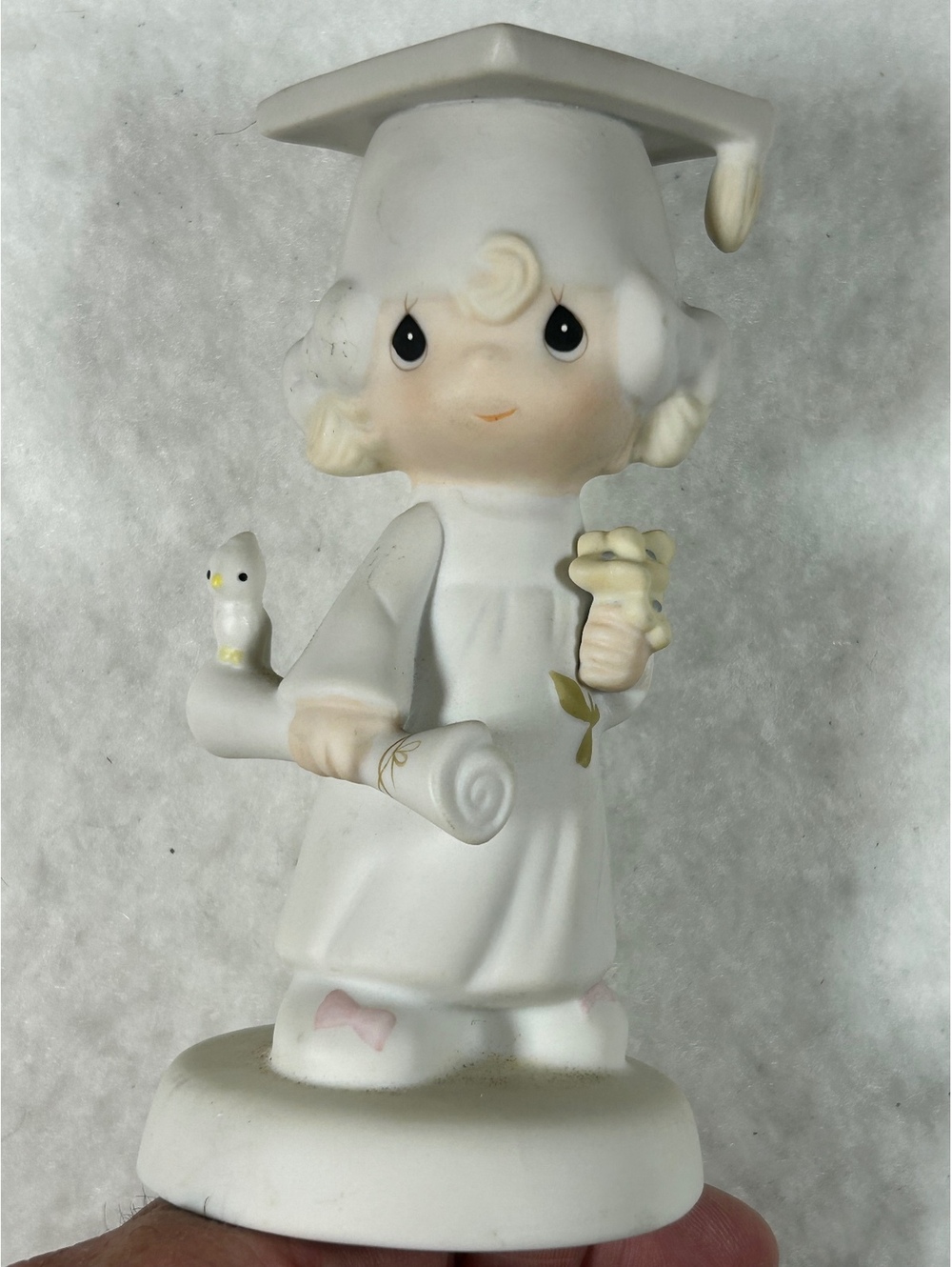 Jonathan & David Porcelain Graduation Figurine 1990 "The Lord Bless You and Keep